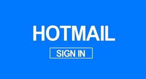 hotmail sign in.